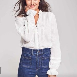 Faherty Willa Blouse WTC0001-WHT